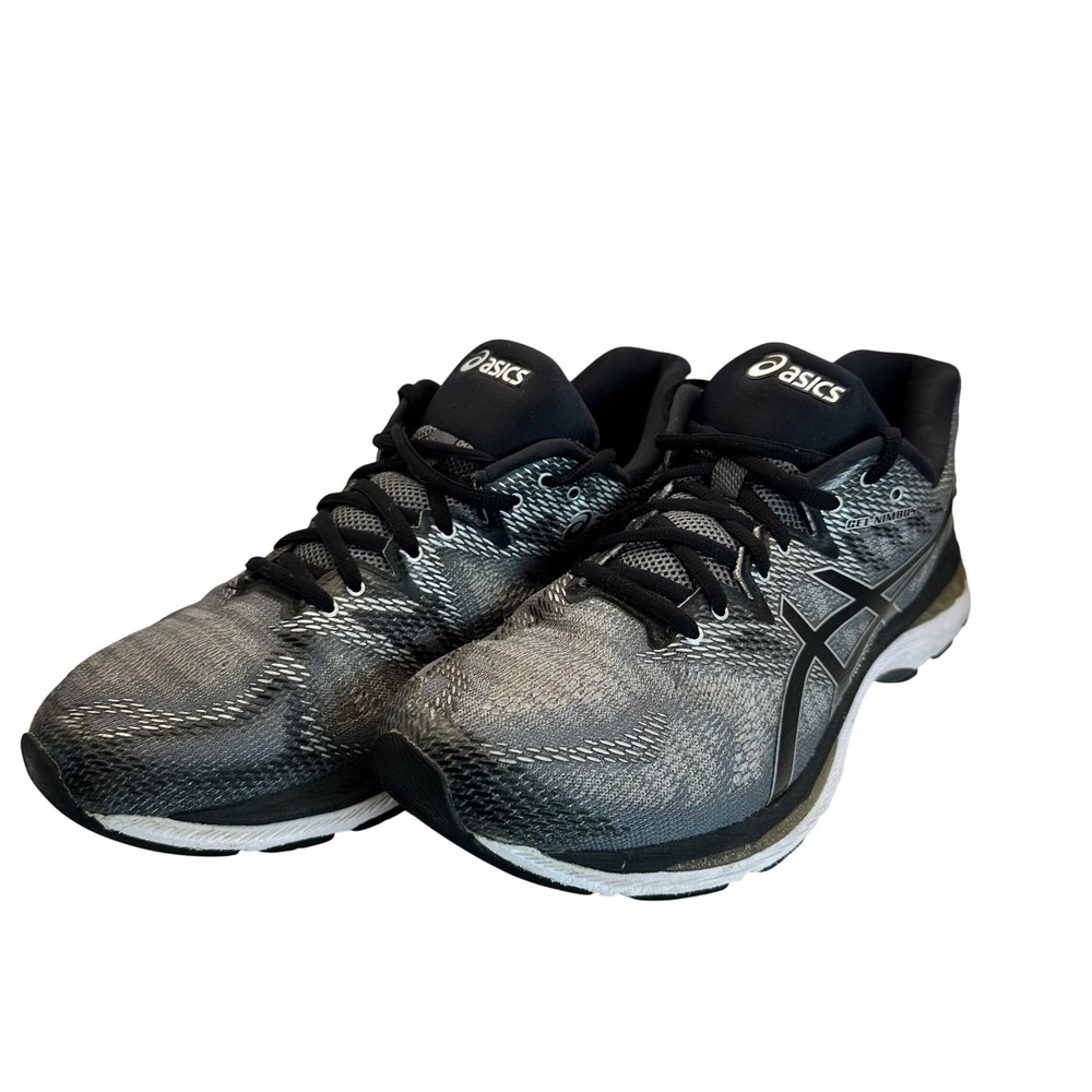 Asics Gel-Nimbus 20 Running Shoes Mens 10.5 Black Carbon Athletic T800N